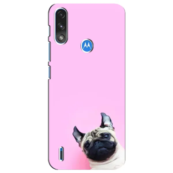 Чехол с принтом «Смешная собака» для Motorola E7 Power