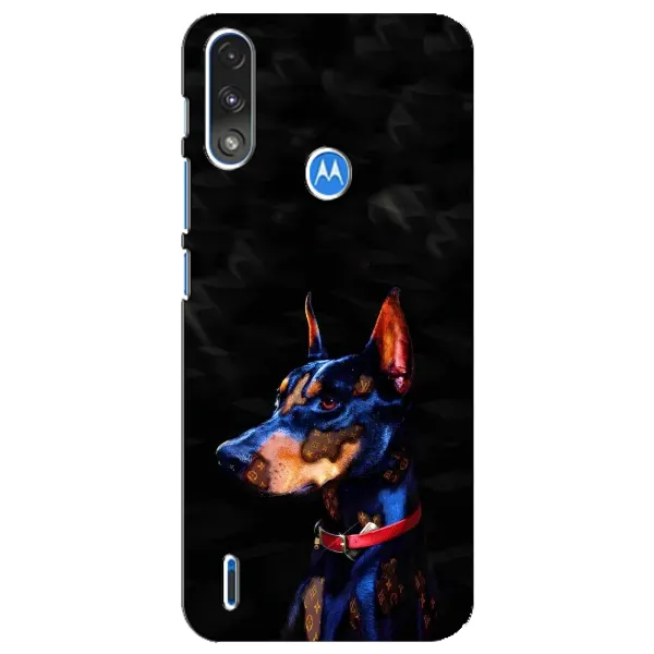 Чехол с принтом «Собака» для Motorola E7 Power