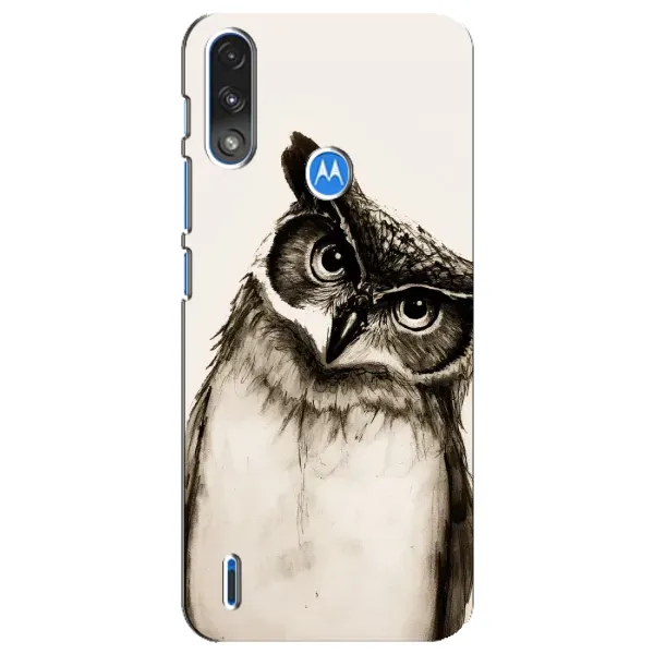 Чехол с принтом «Сова» для Motorola E7 Power Чехол с принтом «Сова» для Motorola E7 Power
