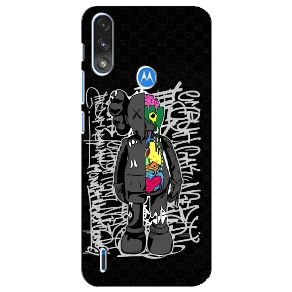 Чохол з принтом «Стиль Bearbrick» для Motorola E7 Power