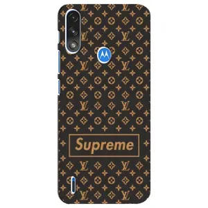 Чехол для Motorola E7 Power с картинкой Supreme (AlphaPrint) (Supreme LV)