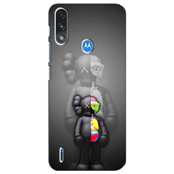 Чохол з принтом «Тіло Bearbrick» для Motorola E7 Power