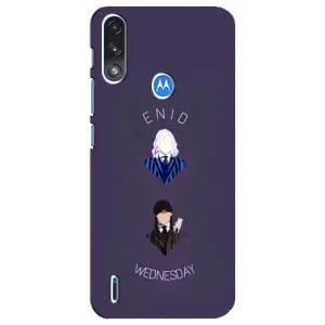 Чохли Венсдей на Motorola E7 Power Уенсдей (AlphaPrint) (Венздей і подруга)