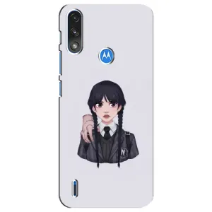 Чохли Венсдей на Motorola E7 Power Уенсдей (AlphaPrint) (Венздей і Річ)