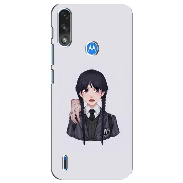 Чохол з принтом «Венздей і Річ» для Motorola E7 Power