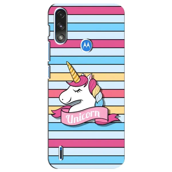 Чохол з принтом «Unicorn» для Motorola E7 Power