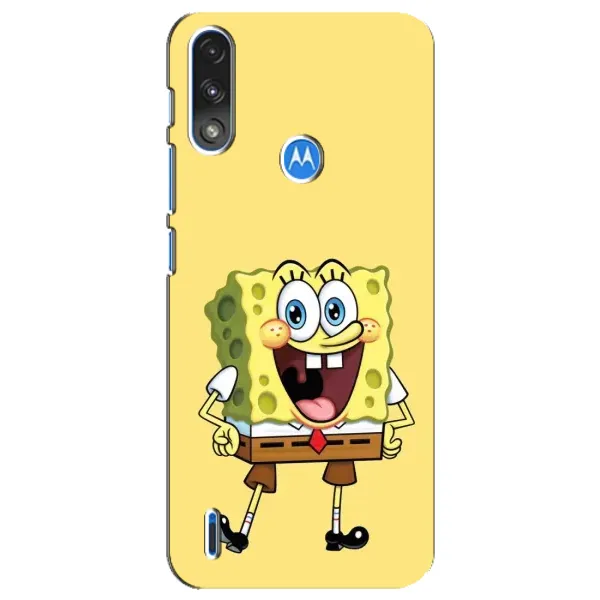 Чехол с принтом «Веселый Спанч Боб» для Motorola E7 Power