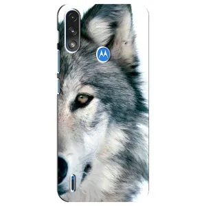 Чохли з картинкою животних Motorola E7 Power (Вовк)