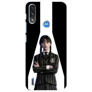 Чохли Венсдей на Motorola E7 Power Уенсдей (AlphaPrint) (W-Wednesday)