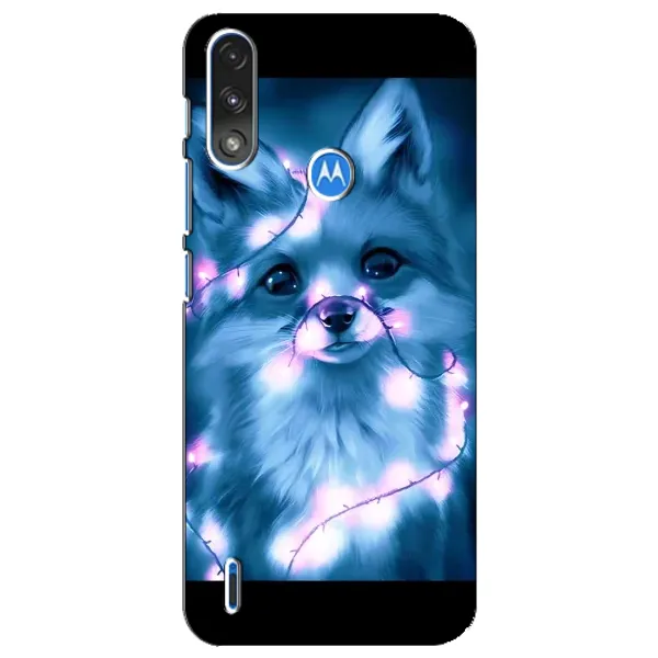 Чехол с принтом «Яркая лисичка» для Motorola E7 Power