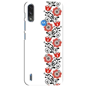 Чохол для Патріота України Motorola E7 Power - (AlphaPrint) (Яскрава вишиванка)