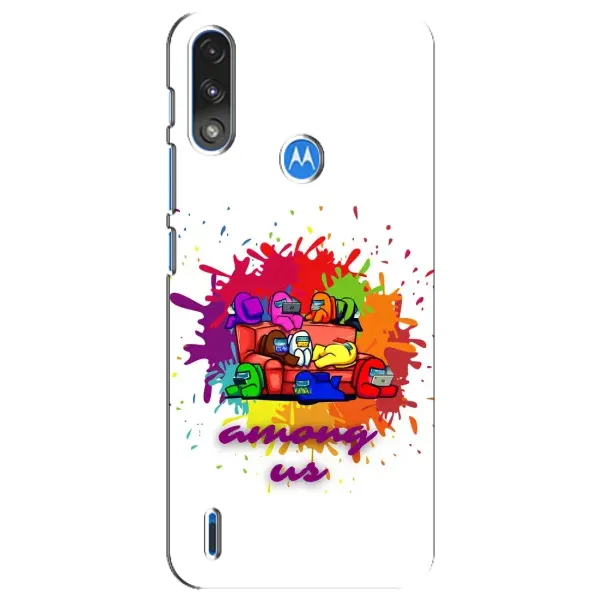 Чохол з принтом «Яскравий АмонгАс» для Motorola E7 Power
