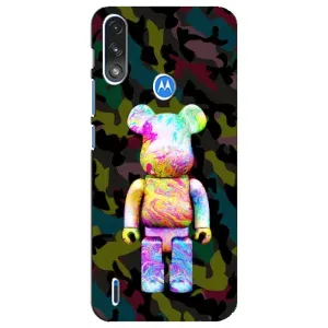 Чохли для Motorola E7 Power - Bearbrick Louis Vuitton (PREMIUMPrint) (Яскравий Bearbrick)