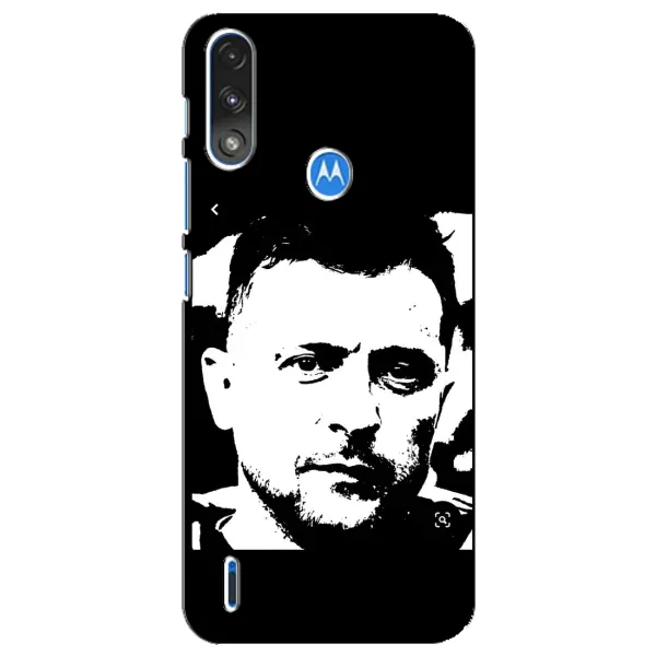 Чехол с принтом «Зеленский АРТ» для Motorola E7 Power