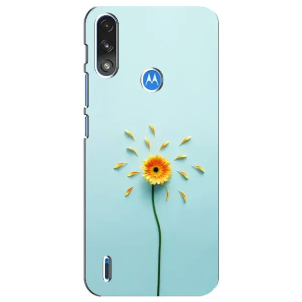 Чехол с принтом «Желтый цветок» для Motorola E7 Power Чехол с принтом «Желтый цветок» для Motorola E7 Power