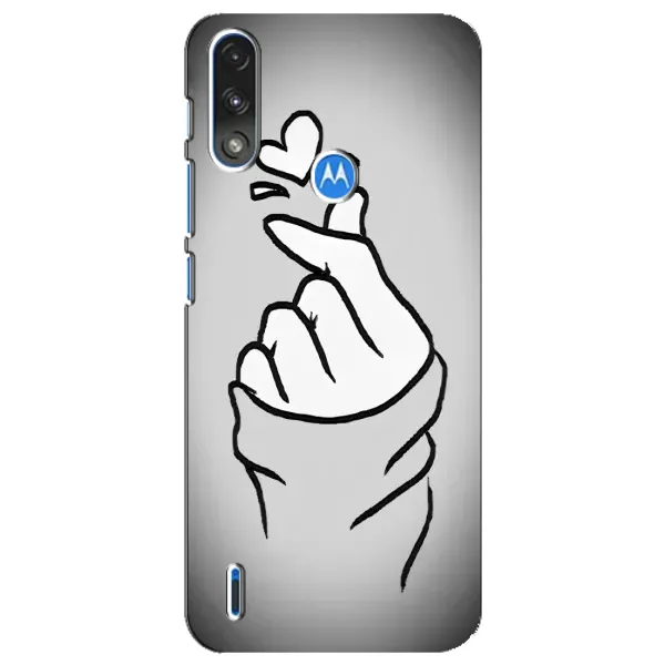 Чохол з принтом «Значок Love» для Motorola E7 Power