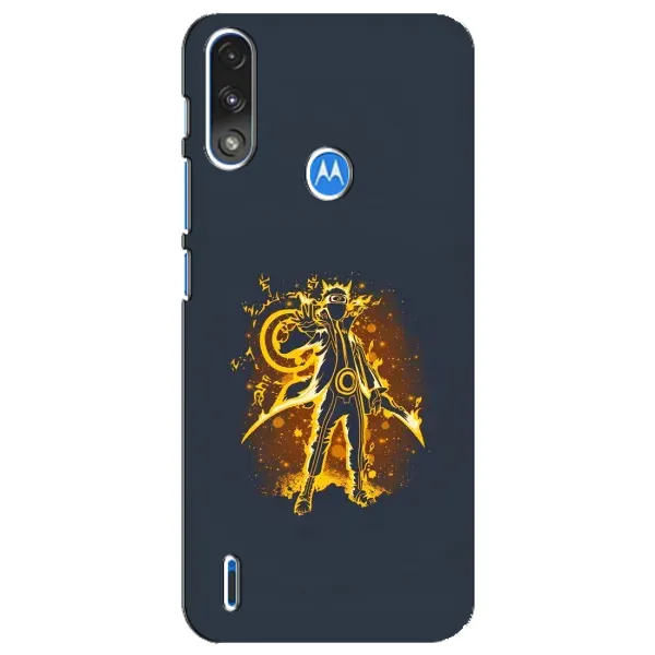Чехол с принтом «золотой Наруто» для Motorola E7 Power