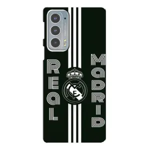ФК Реал Мадрид чохли для Motorola Edge 20 (AlphaPrint) (чорно білий Реал)