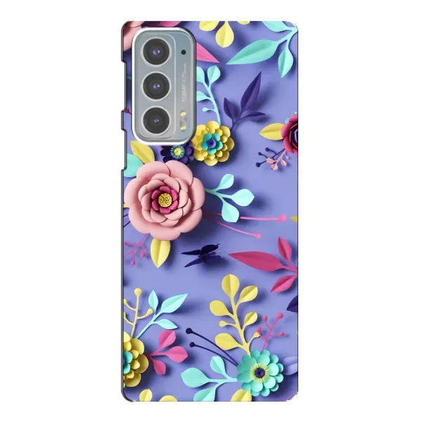 Чехол с принтом «Цветочный дизайн» для Motorola Edge 20