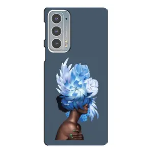 Чехлы (ART) Цветы на Motorola Edge 20 (VPrint) (Квіти на голові)