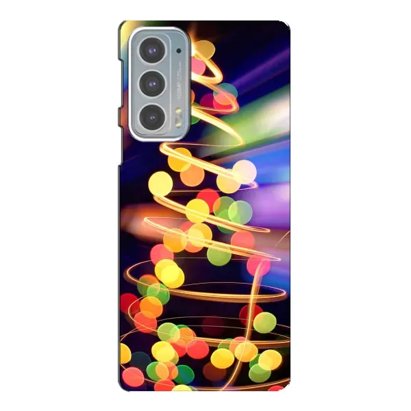 Чохол з принтом «Ялинка в огоньках» для Motorola Edge 20