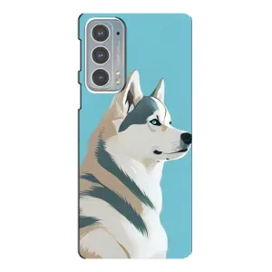 Чохол з Хаскі Motorola Edge 20 - (AlphaPrint) (Хаскі арт)