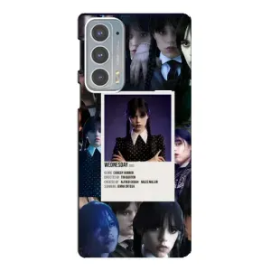 Чохли Венсдей на Motorola Edge 20 Уенсдей (AlphaPrint) (колаж Венздей)