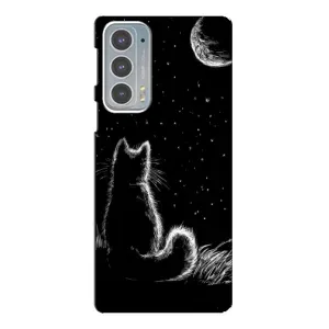 Чохол з принтом для Motorola Edge 20 (AlphaPrint) Модні коти