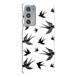 Чохол з пташками на Motorola Edge 20 (VPrint) (Ластівки)
