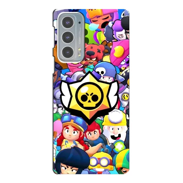 Чохол з принтом «Лого Brawl Stars» для Motorola Edge 20 Чохол з принтом «Лого Brawl Stars» для Motorola Edge 20