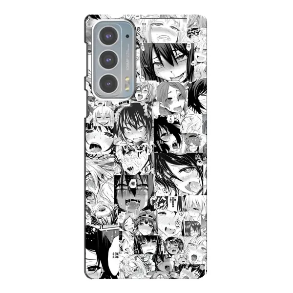 Чехол с принтом «Ahegao manga» для Motorola Edge 20