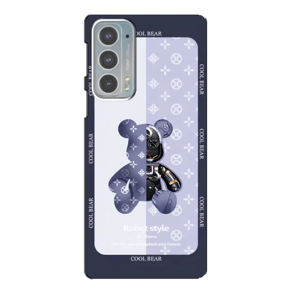 Чохол з принтом «Медведик LV» для Motorola Edge 20