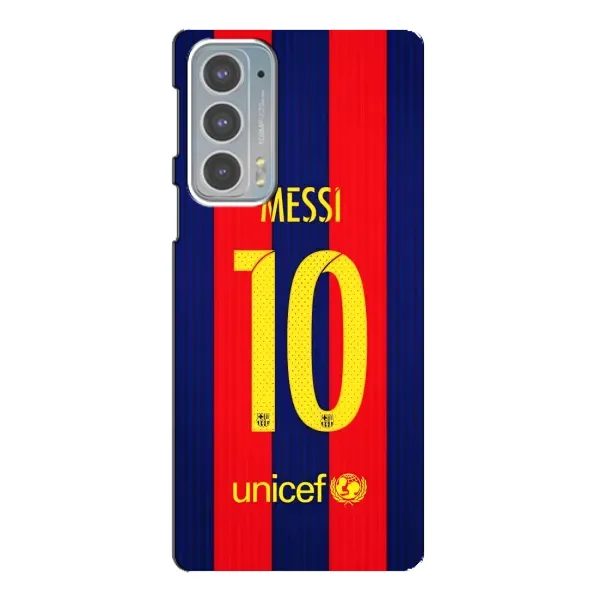 Чехол с принтом «Messi Barca 10» для Motorola Edge 20 Чехол с принтом «Messi Barca 10» для Motorola Edge 20