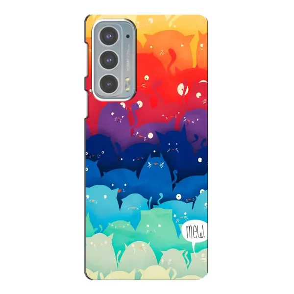 Чохол з принтом «Mew» для Motorola Edge 20