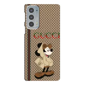Чохли  GUCCI для Моторола Едге 20 (AlphaPrint) (Mickey GUCCI)