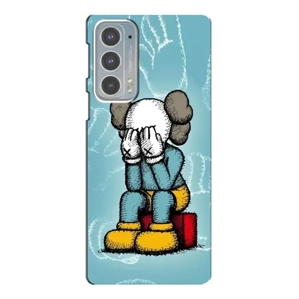 Чехол с принтом «Плач Bearbrick» для Motorola Edge 20