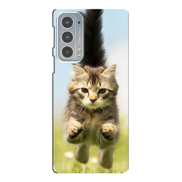 Чохол з принтом «Прижок кота» для Motorola Edge 20