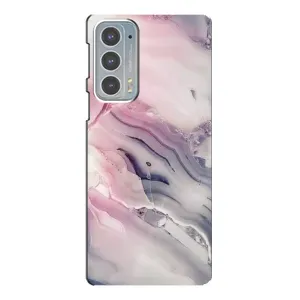 Мраморний чехол на Motorola Edge 20 (VPrint) (Пурпурний Мрамор)