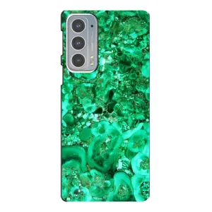 Мраморний чехол на Motorola Edge 20 (VPrint) (Салатовий Мрамор)