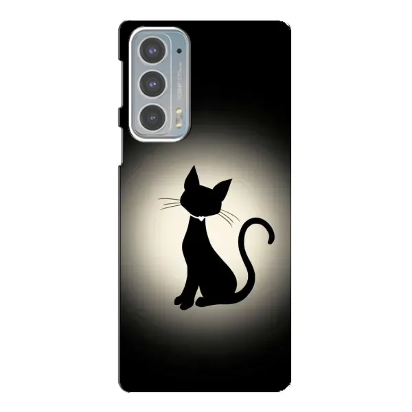 Чехол с принтом «Силуэт котика» для Motorola Edge 20 Чехол с принтом «Силуэт котика» для Motorola Edge 20