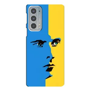 Украинские Чехлы для Motorola Edge 20 с картинкой УПА (AlphaPrint) (Степан Бандера)