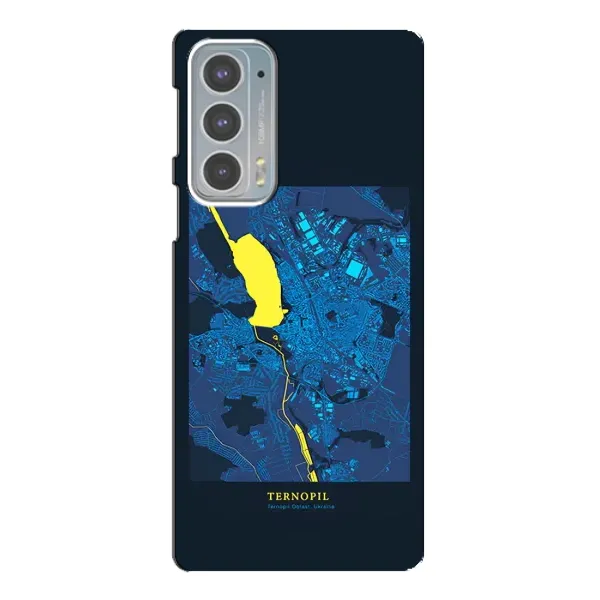 Чехол с принтом «Тернополь» для Motorola Edge 20