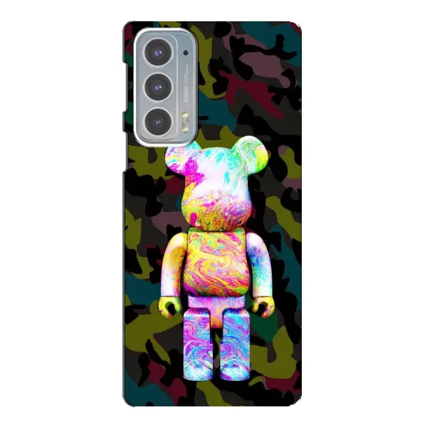 Чехол с принтом «Яркий Bearbrick» для Motorola Edge 20