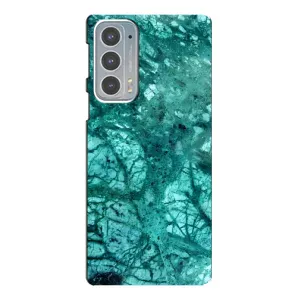 Мраморний чехол на Motorola Edge 20 (VPrint) (Зелений мрамор)