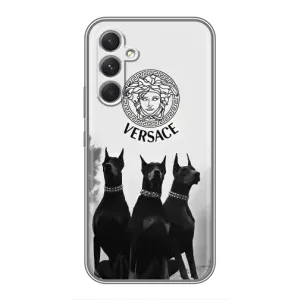 Чохли VERSACE для Motorola Єdge 30 Pro (PREMIUMPrint) (Доберман Версаче)