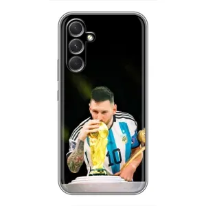 Чехлы для Motorola Edge 30 Pro (Leo чемпион) (AlphaPrint) (Кубок Месси)