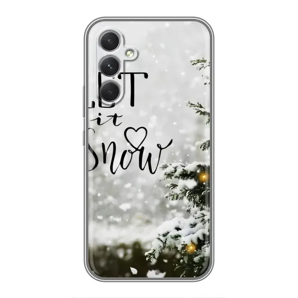 Чохол з принтом «Let it snow» для Motorola Edge 30 Pro