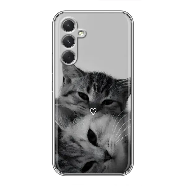 Чехол с принтом «Пара котов» для Motorola Edge 30 Pro