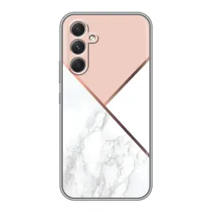 Мраморный чехол на Motorola Edge 30 Pro (VPrint) (Тройной мрамор)