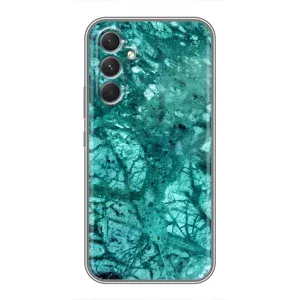 Мраморный чехол на Motorola Edge 30 Pro (VPrint) (Зеленый мрамор)
